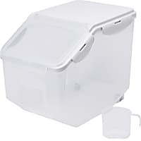 HANAMYA Pet Food Storage Container with Cup for Dogs and Cats
