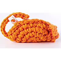 Friends of Normie Orange Handmade Catnip Mice Cat Toy
