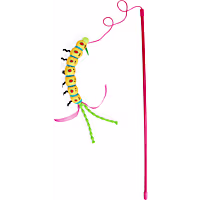 Leaps & Bounds Yellow Caterpillar Cat Teaser Toy