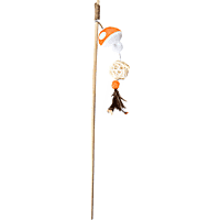 Max & Marlow Mushroom Interactive Teaser Wand Cat Toy