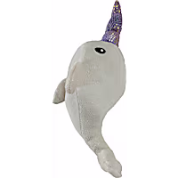Bark-A-Boo Cuticorn Narwhal Plush Dog Toy