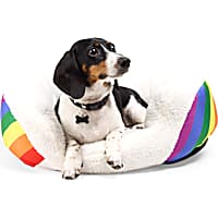 EveryYay Essentials Pride Oval Cuddler Dog Bed
