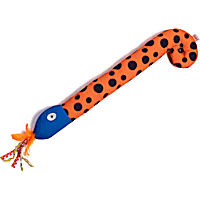 Jupiter Orange Frilly Snake Cat Toy