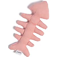 Jupiter Pink Fish Bone Plush Cat Toy