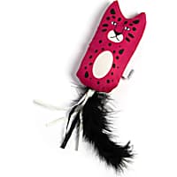 Jupiter Red Feather & Ribbon Kicker Cat Toy