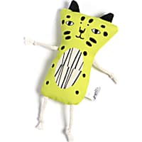 Jupiter Yellow Cuddly Leopard Plush Cat Toy
