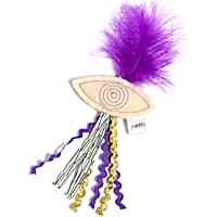 Jupiter Purple Embroidered Felt Hypnotic Eye Catnip Toy