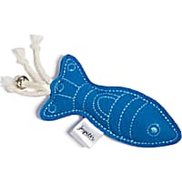 Jupiter Blue Embroidered Felt Fish Catnip Toy