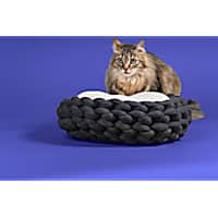 Jupiter Woven Knotted Braided Cat Bed