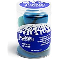Jupiter Blues Heart-felt Cat Toy Set