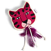 Jupiter Pink Exotic Insignia Feather & Rope Catnip Toy