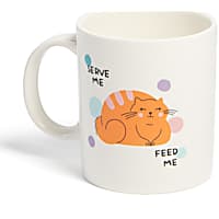 Jupiter Serve Me, Feed Me Cat Mug