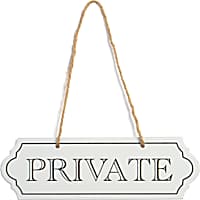 Jupiter "Private" Hanging Sign