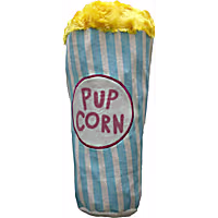 Bark-A-Boo Plush Printed Pupcorn Dog Toy