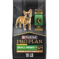 Purina Pro Plan Complete Essentials Small Breed 7 Plus Shredded Blend Chicken and Rice Formula Senior Dry Dog Food