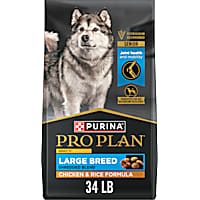 Purina Pro Plan Complete Essentials Large Breed Adult 7 Plus Shredded Blend Chicken & Rice Formula Senior Dry Dog Food
