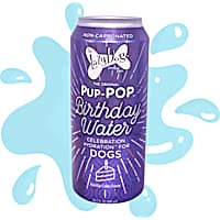 The Lazy Dog Cookie Co. Pup Pop Birthday Water Vanilla Cake Flavor Dog Treats