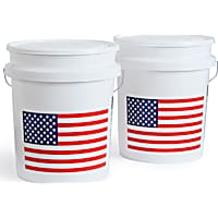 United Solutions USA Flag 5 Gallon Bucket for Dogs