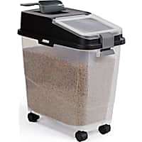 Mighty Tuff Airtight Rolling Pet Food Container with Scoop