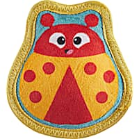 Outward Hound Multicolor Ladybug with Two Tough Layers Skinz Durable Squeaky Dog Toy
