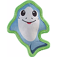 Outward Hound Blue Shark with Two Tough Layers Skinz Durable Squeaky Dog Toy