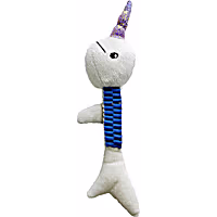 Bark-A-Boo Cuticorn Narwhal Dog Toy