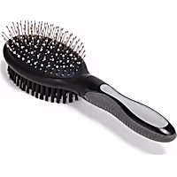 Well & Good Black Pin & Bristle Combo Grooming Brush for Dogs