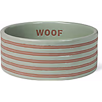 PetShop by Fringe Studio Stripe Sage Stoneware Pet Bowl