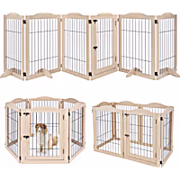UniPaws Extra Wide Dog Gate Pet Playpen