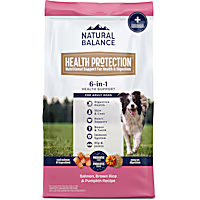 Natural Balance Health Protection Whole Body Health Easy on Digestion with Salmon, Brown Rice & Pumpkin Dry Dog Food