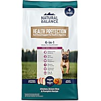 Natural Balance Health Protection Whole Body Health Easy Digestion Chicken Brown Rice & Pumpkin Small Breed Dry Dog Food