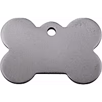 Red Dingo Titanium Bone Personalized Engraved Pet ID Tag