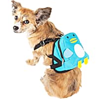 Pet Life 'Waggler Hobbler' Large Pocketed Compartmental Animated Dog Harness Backpack