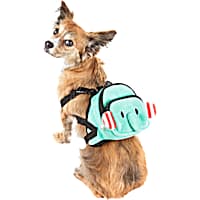 Pet Life 'Dumbone' Dual Pocketed Compartmental Animated Dog Harness Backpack