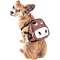Pet Life 'Mooltese' Large Pocketed Compartmental Animated Dog Harness Backpack