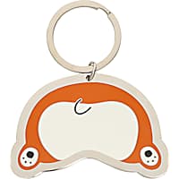 Pearhead Pet Corgi Dog Butt Metal Keychain