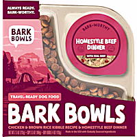 Bark Bowls Homestyle Beef Dinner Travel Ready Dry Dog Food