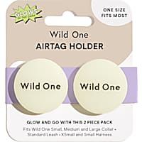 Wild One Glow-in-the-Dark AirTag Holder for Dogs