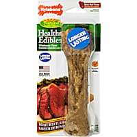 Nylabone Healthy Edibles Roast Beef Flavored Long Lasting Dog Bone Chews