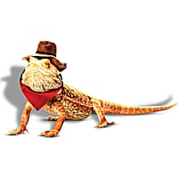 Petco Cowboy Bearded Dragon Pet Halloween Costume