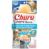 Inaba Churu Chicken with Scallop Recipe Pop'n Serve Cat Treats