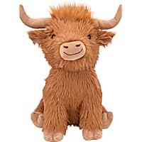 Multipet International Jumbo Highland Cow Dog Toy