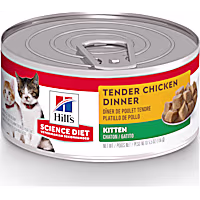 Hill's Science Diet Kitten Tender Chicken Dinner Canned Wet Cat Food