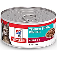 Hill's Science Diet Adult Tender Tuna Dinner Canned Wet Cat Food