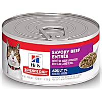 Hill's Science Diet Senior 7+ Savory Beef Entree Canned Wet Cat Food