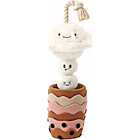 Injoya Boba Time Interactive Puzzle Snuffle Toy for Dogs and Cats