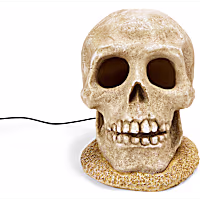 Petco Halloween LED Light-Up Skull Aquarium Decor