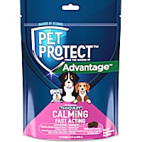 Pet Protect Calming Fast-Acting Vet-Formulated Tranquilify, Chicken Flavor Soft Chews for Dogs