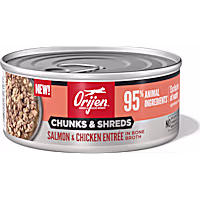 ORIJEN Chunks & Shreds Salmon & Chicken Entree Wet Cat Food