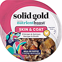Solid Gold Skin & Coat, Chicken & Salmon Wet Functional Dog Food